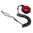 thumbnail image 4 of 2X 10.6Ft Ankle Leash Surfing Coiled Stand Up Paddle Board Black Tpu Paddle Board Foot Leg Rope Surfboard Raft Rope, 4 of 7
