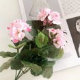 thumbnail image 4 of YAOMOBB Fade-proof Artificial Flowers Artificial Begonias Flowers Set of 2 with Stems Realistic Faux Red Flowers for Wedding Photo Props and Home Decoration, 4 of 7