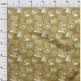 thumbnail image 3 of oneOone Velvet Light Olive Green Fabric Travel Craft Projects Decor Fabric Printed By The Yard 58 Inch Wide, 3 of 5