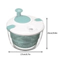 thumbnail image 3 of EGNMCR Vegetable Dehydrator Fruit Hand Throw Water Kitchen Water Basket Salad Basket, 3 of 3