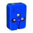 thumbnail image 2 of Retractable 3-in-1 Data Cable With Mirror Cell Phone Bracket Fast Charging One-Three Storage Charging Cable, 2 of 7
