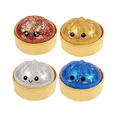 thumbnail image 2 of Tradeopia Glitter Squishy Dumpling Toy, Slow-Rise Stress Relief Squishy, Sensory Fidget Toy (Random Color & Design), 2 of 4
