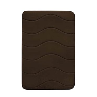 CEHVOM Thick Striped Memory Foam Bath Rugs, Soft Absorbent Velvet Bathroom Mats, Dots On Underside, Machine Washable Bathmat, Carpet Rug Room Décor For Shower Floor Clearance