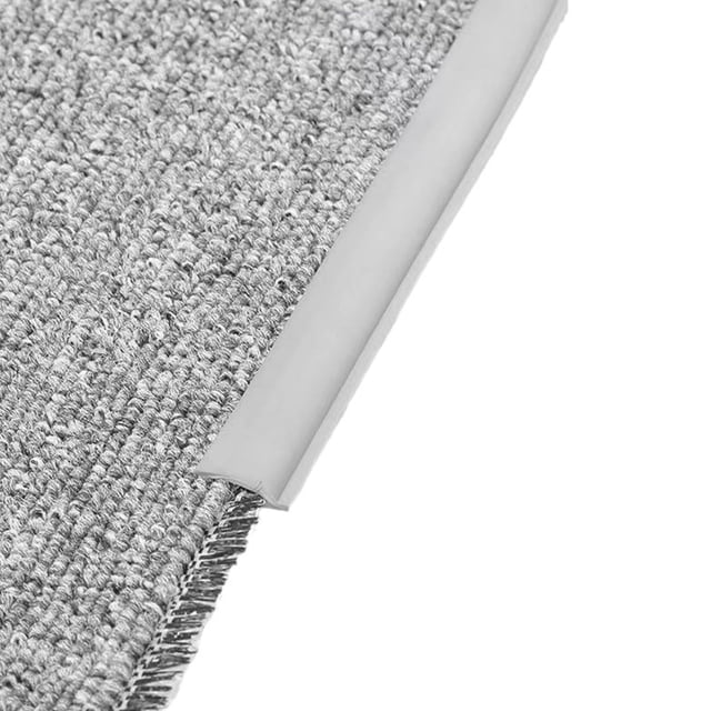 PVC Floor Edging Strip Self-Adhesive Carpet Edge Trim 1 m Long for Carpet-to-Tile Transitions
