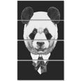 thumbnail image 2 of Funny Panda in Suit and Tie - Animal Canvas Art Print, 2 of 3