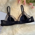 thumbnail image 4 of Timegard Bras for Women Lace Mesh Wireless Adjustable Strap V-Neck Summer Comfort See Through Bralettes, 4 of 4