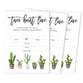 thumbnail image 1 of Inkdotpot 30 Invitations pour Douche Nuptiale Cactus Taco'bout Amour Mariage Style à Remplir Invitations Invitations Vierges, 1 of 8