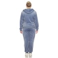 thumbnail image 3 of White Mark Women's 2 Piece Velour Tracksuit Set, 3 of 6
