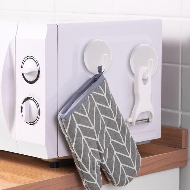 ZENGHUIJ Magnetic Wall Hooks Strong Adhesive No Drilling Organizer For Your Kitchen Bathroom Refrigerator Door Multi Purpose Storage