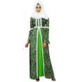 thumbnail image 1 of Bimba Robe Abaya Kimono Maxi en Rayonne en Dentelle pour Femmes Musulmanes Jilbab avec Hijab, 1 of 8