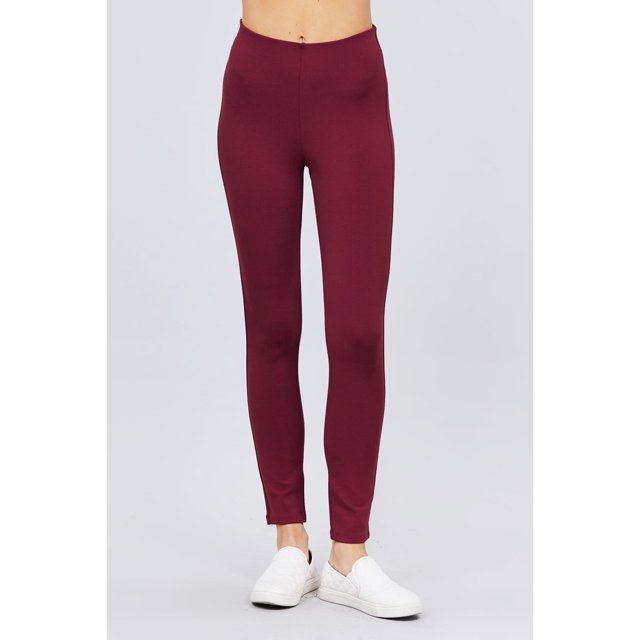 Pantalon Ponte à Taille Élastique