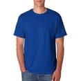 thumbnail image 2 of Hanes Mens 5.2 oz HEAVYWEIGHT Short Sleeve T-shirt, S, Deep Royal, 2 of 4