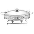 thumbnail image 4 of GROWTH TANK Ensemble Complet de Réchaud avec Bac à Eau, Plat Rond Anti-Frottement, Réchaud de Buffet de Traiteur Argent, 4 of 9