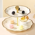 thumbnail image 1 of Offres! Gspmoly Assiettes à Fruits Multi-Couches Mode Ornements de Table Basse de Salon Plateau de Collation, 1 of 6