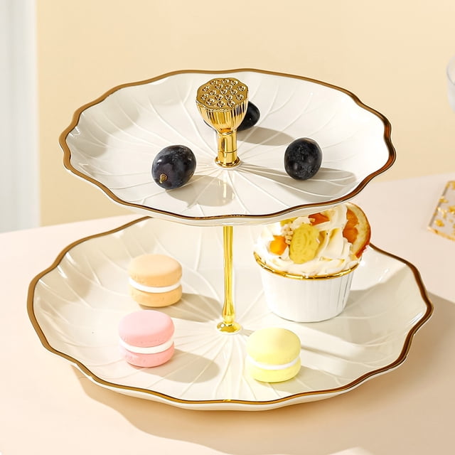 Offres! Gspmoly Assiettes à Fruits Multi-Couches Mode Ornements de Table Basse de Salon Plateau de Collation