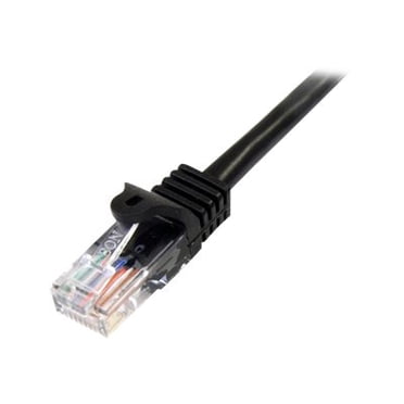 StarTech.com Cat5e Câble Ethernet - 6 Pieds - Patch Noir - Câble Sans Accroc Cat5e - Câble Réseau Court - Cordon Ethernet - Câble Cat 5e - 6 Pieds - Câble Patch - RJ-45 (m) à RJ-45 (m) - 6 Pieds - UTP - Cat 5e - Sans Accroc - Noir - pour P/N : DK30C2DPUE, DK30CHDUE, DK30C3DKPD, DK30P31PW, US30C3DK, USB31D3DKM