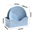 thumbnail image 3 of Tyidzon Creatives Shells Smalls Plates Desktop Spit Bones Garbage Crumbss Tray Plates Home Loading Snacks Nut Plates Tableware Set Food Tray, 3 of 6