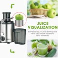 thumbnail image 5 of Extracteurs de Jus, et Contenant Extracteur de Jus 800w Centrifugeuses Jus et Centrifugeuses -Goutte 2 Vitesses Réglables avec Jus avec Centrifugeuses de Fruits Réglables avec, 5 of 5