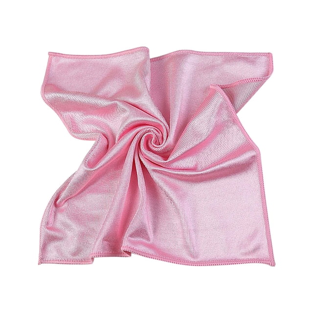 Microfiber Glass Cleaning Cloths 30X30Cm Streak Free Lint Free Cloth For Windshields Windows Stainless Steel And Polishing