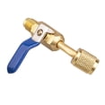 thumbnail image 1 of 1/4 Inch SAE HVAC Adapter for Conditioner Charging Hose T, 1 of 8