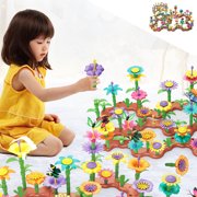 Clearance! JMYHOAM 272-Piece Children's Variety Garden World Assembling Garden Building Blocks Set DIY Intellectual Flower Arrangement Assembling And Building Toys