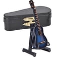 thumbnail image 1 of Miniature Classical Guitar Model Mini Wooden Guitar Desktop Decoration OrnamentsBlue, 1 of 8