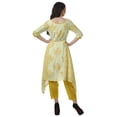 thumbnail image 4 of Moomaya Ensemble Tunique Indienne Haut et Pantalon Manches 3/4 Imprimé Kurta Kurti de Designer pour Femmes, 4 of 6