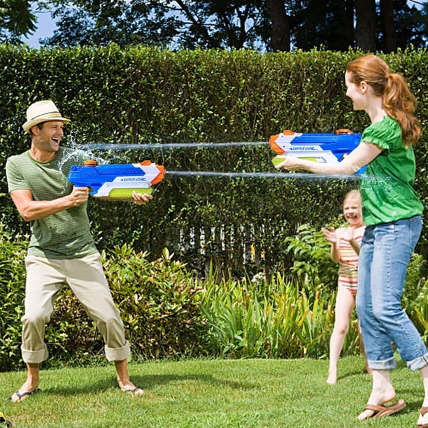 Prank Water Guns, Pistolets à Eau Inverse pour Enfant Adultes, istolet à Eau Bidirectionnel Farceur, Pistolets à Eau Insolites, Pranks interactifs Waters Soaker pour Les de Piscine de Plage d'é
