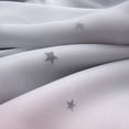 thumbnail image 2 of Mistaha 1 Pce Rideau Simple Dégradé à Étoiles Ajourées Double Couche Occultant Chambre Salon Rideau Isolant, 2 of 8