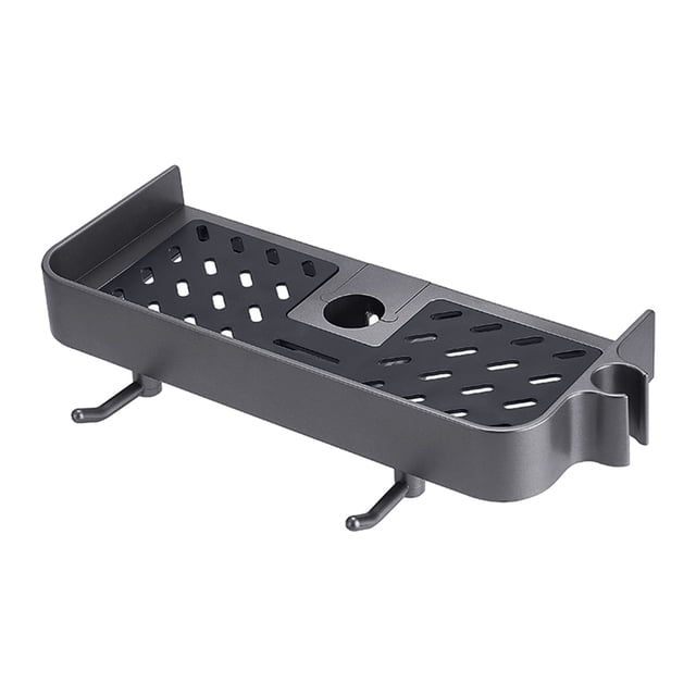 Birdeem Shower Rack Punch-Free Shower Caddy Shelves Slide Bar for Shower Head, Shampoo, Soap Holdersuitcase,With Stainless Steel Guardrail, Shower Shelves
