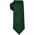thumbnail image 1 of ORUYROP Men's Ties Solid Pure Color Plain Formal Black Ties For Men, 1 of 5