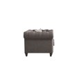 thumbnail image 4 of ACME Aurelia Chaise avec 1 Oreiller en Lin Gris, 4 of 4
