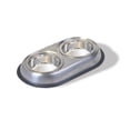 thumbnail image 1 of Van Ness Stainless Steel Non-Skid Double Dish 0.47L, 1 of 6