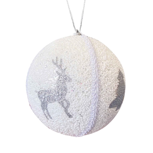 RKSTN Christmas Balls Plush Christmas Ball Christmas Tree Decoration Pendant Christmas Window Decoration Decoration Decoration Hanging Decoration Christmas Decorations