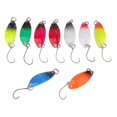 thumbnail image 1 of S SERENABLE 9Pcs 3.2cm 3g Long Cast Fishing Lures Spoons Hard Bait with Single Hook, 1 of 7