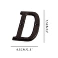 thumbnail image 1 of Meitianfacai Alloy Wrought Iron Number Letter DIY House Letter, 1 of 2