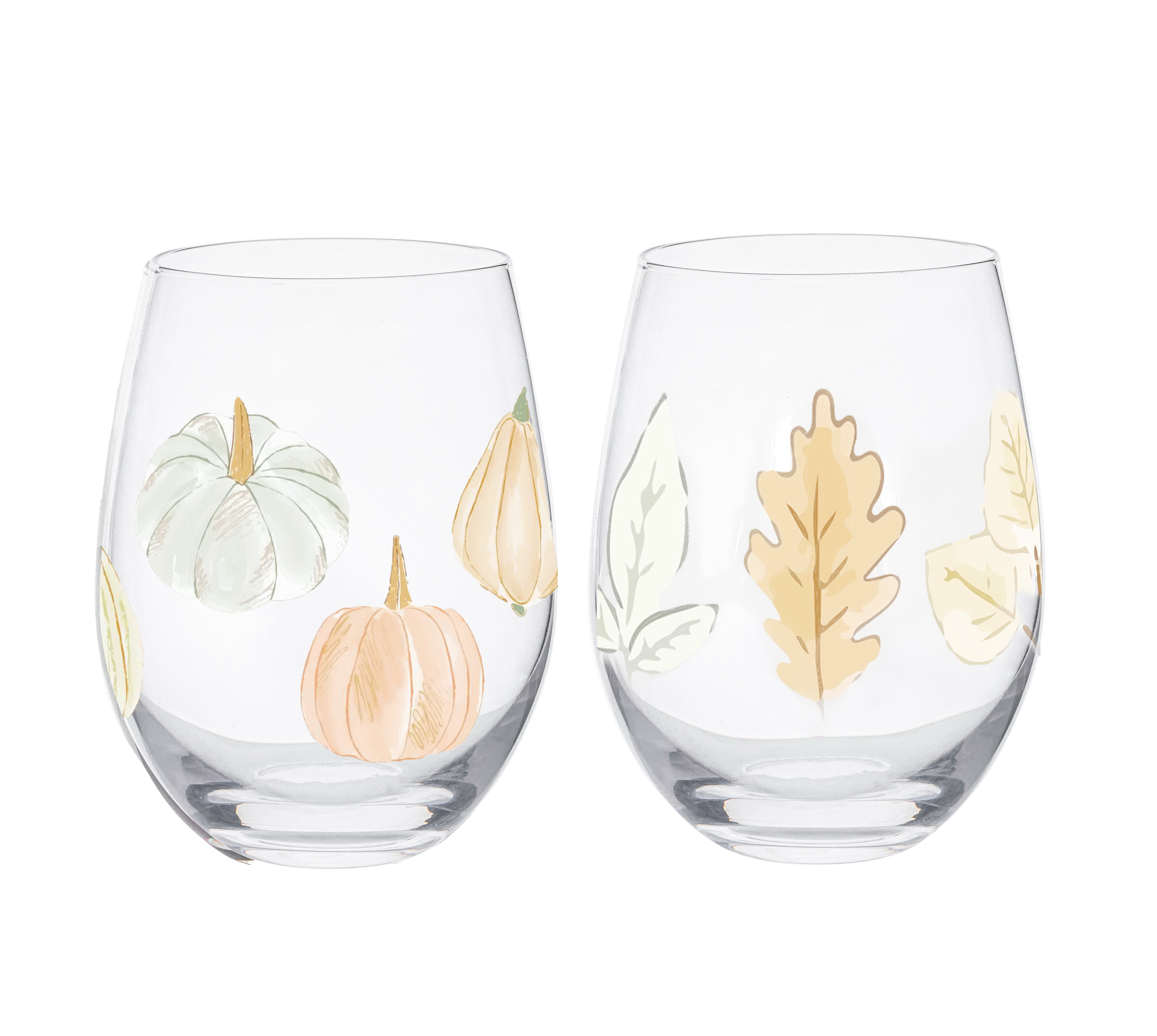 Harvest Stemless Wine Glass