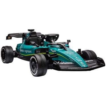 Qaba Aston Martin Kart Électrique sous Licence 12V Voiture pour Enfants avec Télécommande