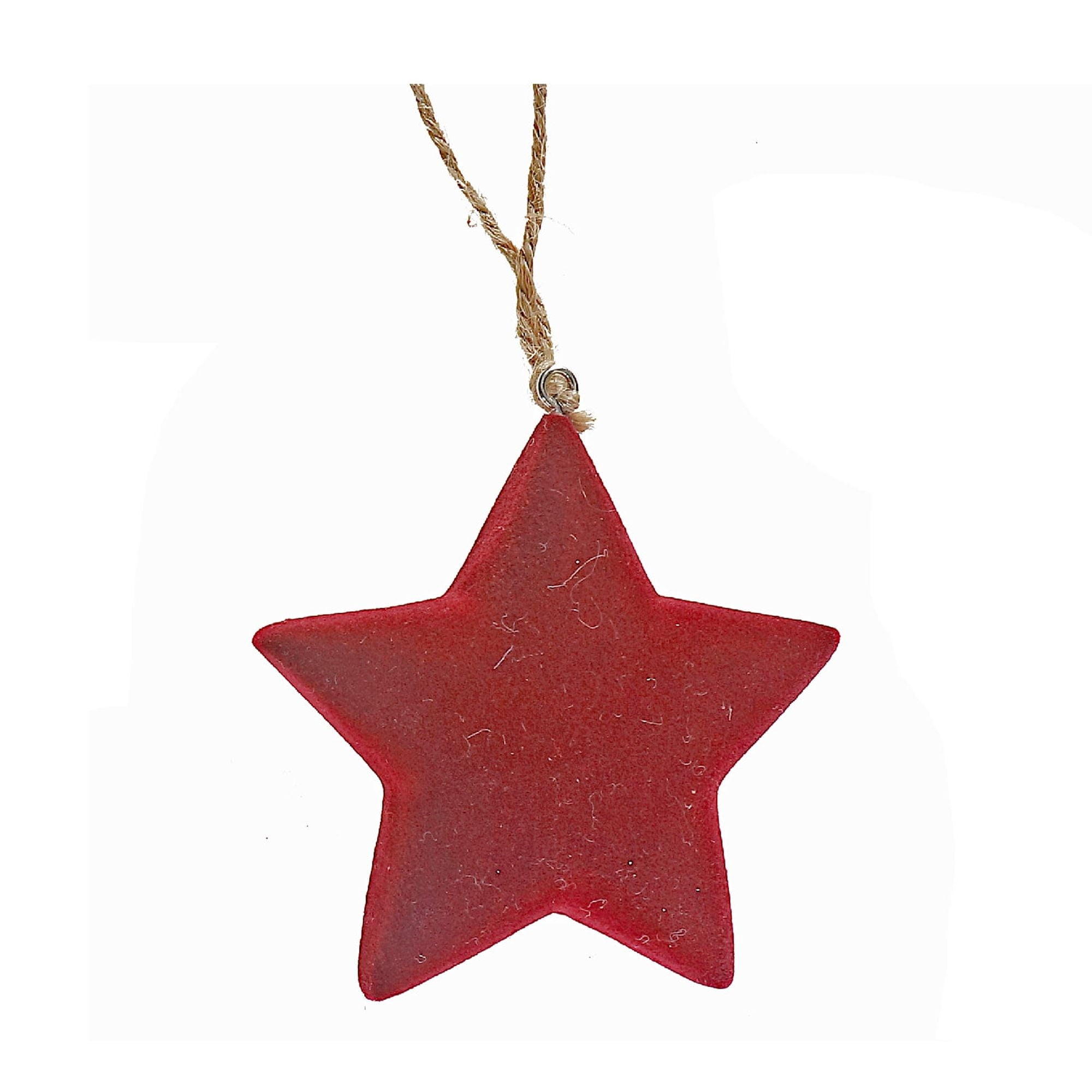 Décoration Étoile En Velours - Lot De 6