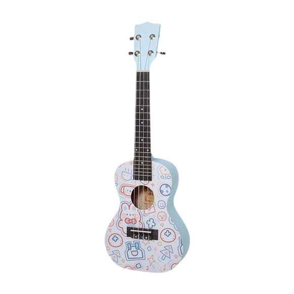HILABEE Wooden Ukulele for Beginners Musical Gifts Small Ukulele Children Boys Girls blue