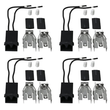 BQLZR 4pcs Stove Burner Receptacle Kit 330031 Replacement for Frigidaire