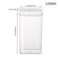 thumbnail image 3 of Oleegame 2PC Produce Storage Kitchen Storage Box Sealed Food Preservation Plastic Preservation Container Storage Tank Grains Sealed Can, 3 of 6