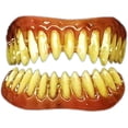 thumbnail image 1 of Raptor FX Fangs 2.0 Evil Teeth Dental Veneer, Light Stain, Adult, 1 of 2