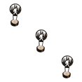 thumbnail image 3 of Transemion Stainless Steel Classic Pattern Candle Holders With Vivid Images For Halloween Decor Spooky K 3Set, 3 of 6