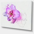 thumbnail image 2 of Blooming Pink Fowler Watercolor - Floral Canvas Art print, 2 of 3
