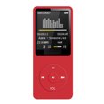 thumbnail image 2 of QualitChoice MP3 Player Rechargeable Record Display Screen Portable Media Lossless Sports Running Music Play with Micrphone Red, 2 of 6