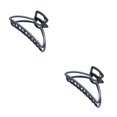 thumbnail image 2 of maskred Fashion Claw Clips Large Simple Style Handy Simple Style Sturdy Exquisite Accessories Barrettes for Women Black/Arc 2Set, 2 of 6