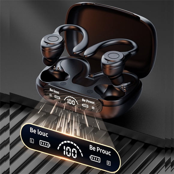 Bluetooth Earbuds Sports under $5! CQCYD Sports Bluetooth Earphones with Ear Hooks, Gym Workout Wireless Earbuds, Running Exercise Headphones, Training Fitness Earphones, Outdoor Activity Headset