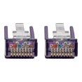 thumbnail image 5 of Eaton Tripp Lite Series Cat6 Gigabit Snagless Molded (UTP) Ethernet cable (RJ45 M/M), PoE, Purple, 2 ft. (0.61 m) RJ-45 (m) CAT 6 - Câble de Raccordement - à RJ-45 (M) - 2 ft - UTP - - IEEE 802.3ab/IEEE 802.5 - Moulé, Sans Embardée, Échoué Violet, 5 of 5