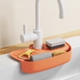 thumbnail image 4 of Limited Time Only! Kitchen Faucet Spatter Guard - Non-slip Countertop Mat with Sponge Storage Rack, for Kitchen Organization, 4 of 6
